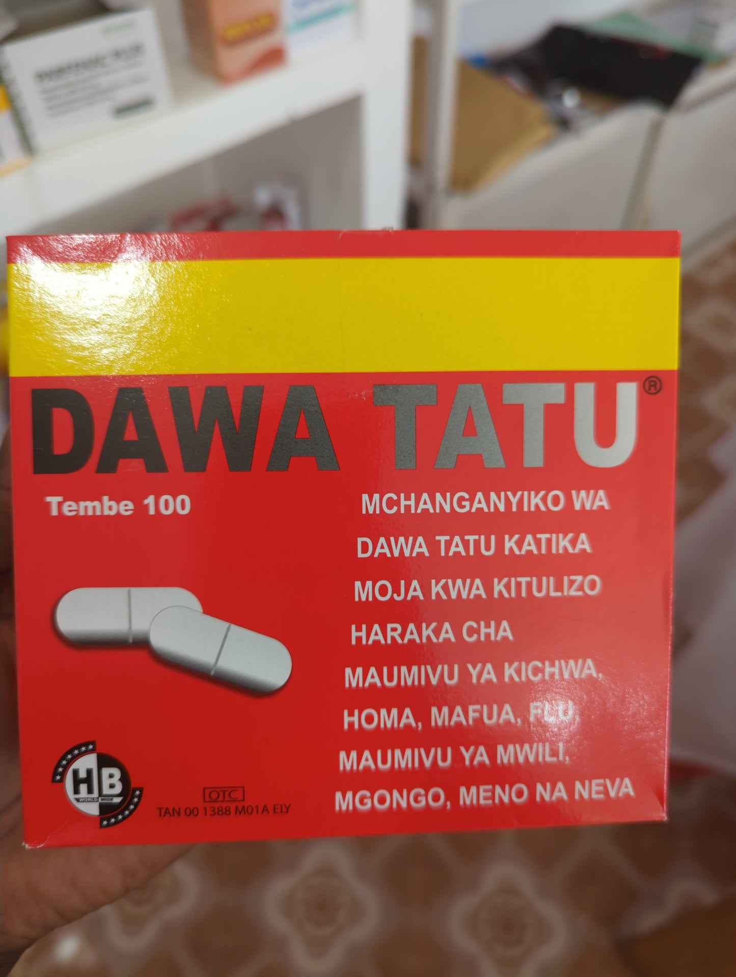 Dawa Tatu Tabs 600mg/50mg/200mg