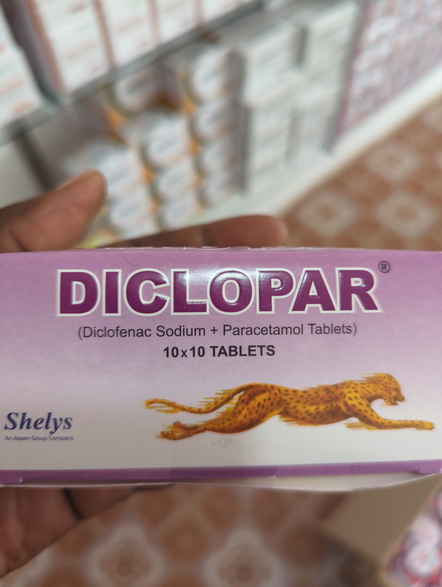 Diclopar Tabs 50mg/500mg