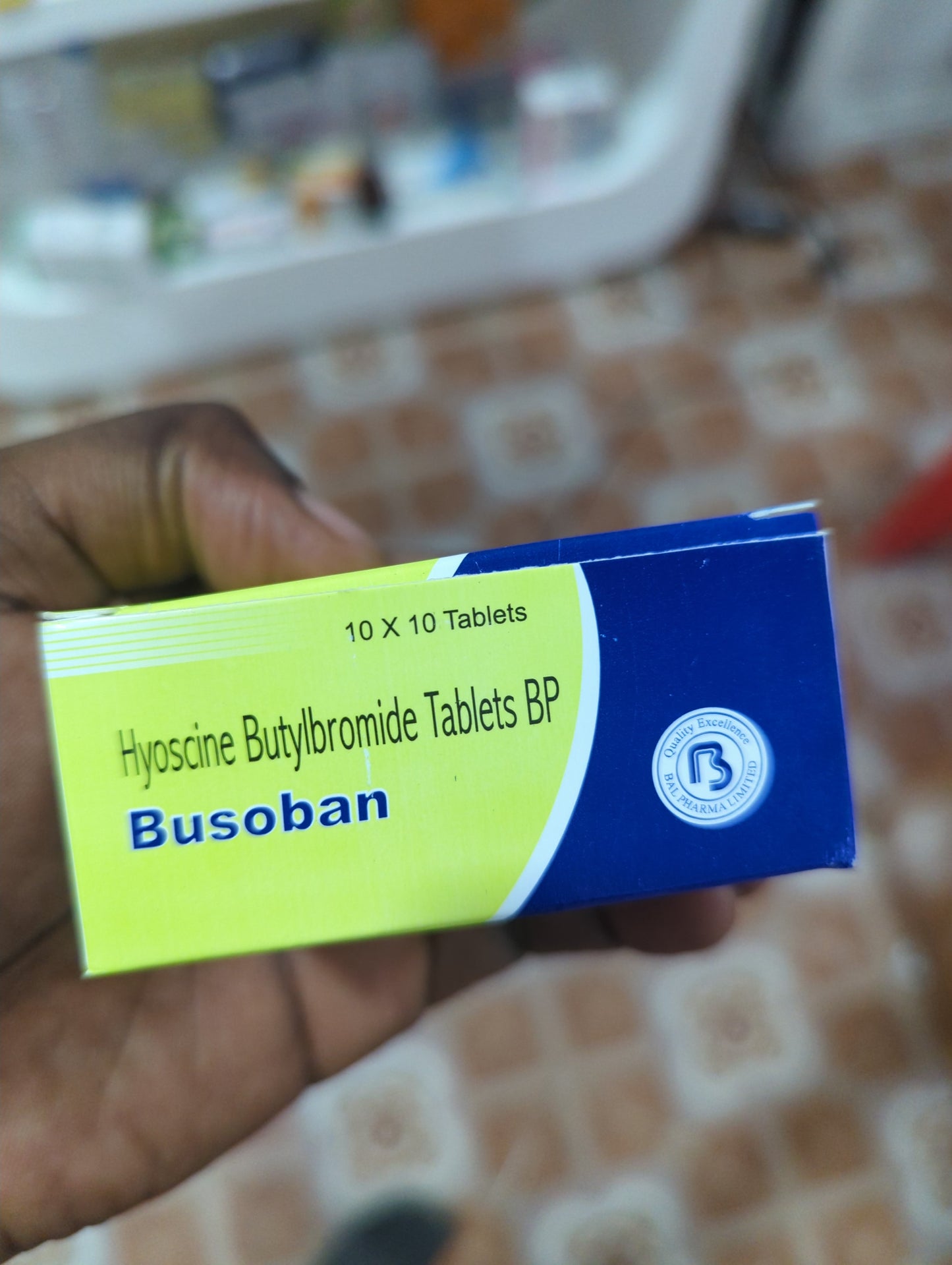 Hyoscine butylbomide Tabs 5mg