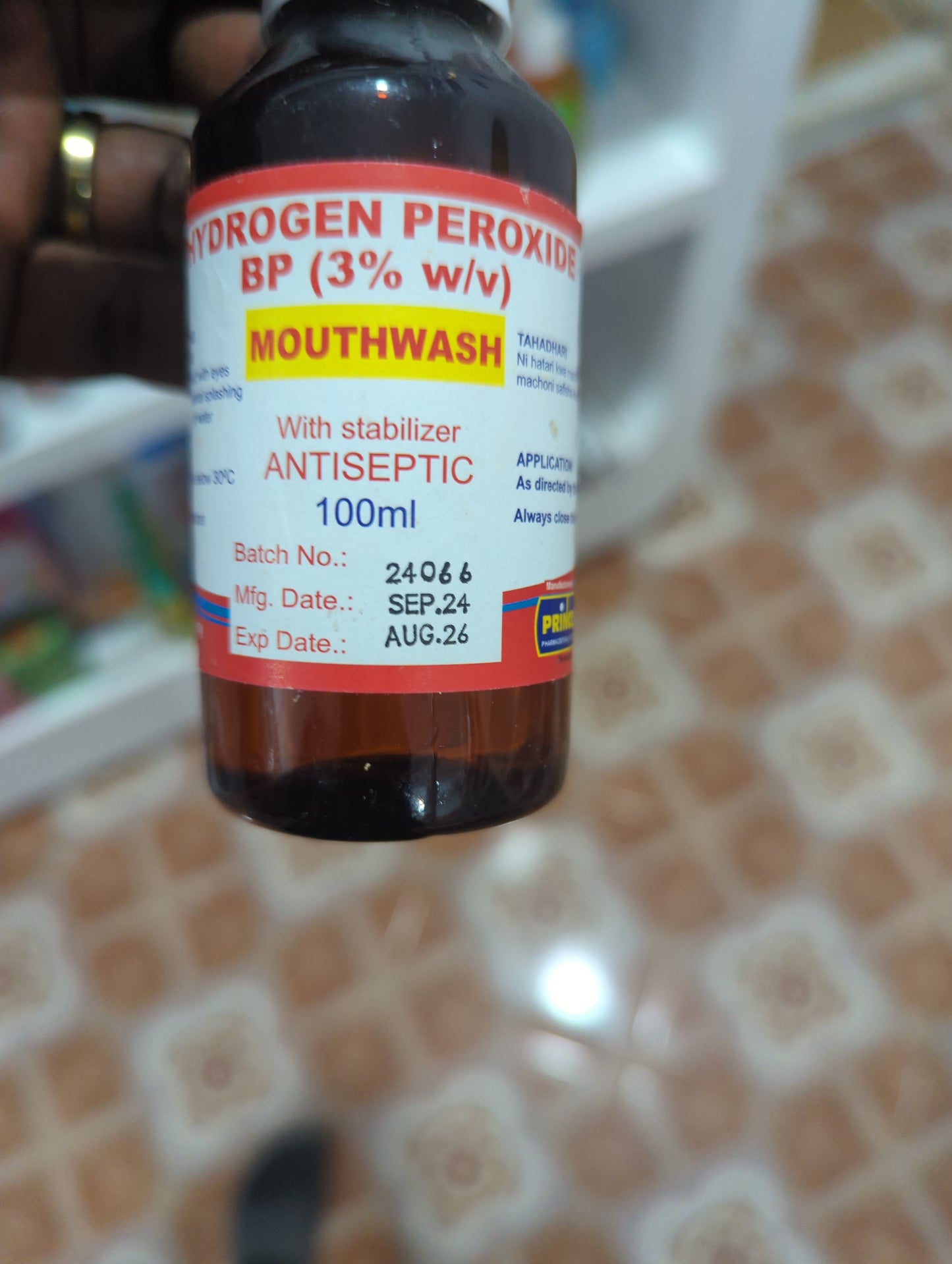 Hydrogen peroxide Mouth wash 100ml