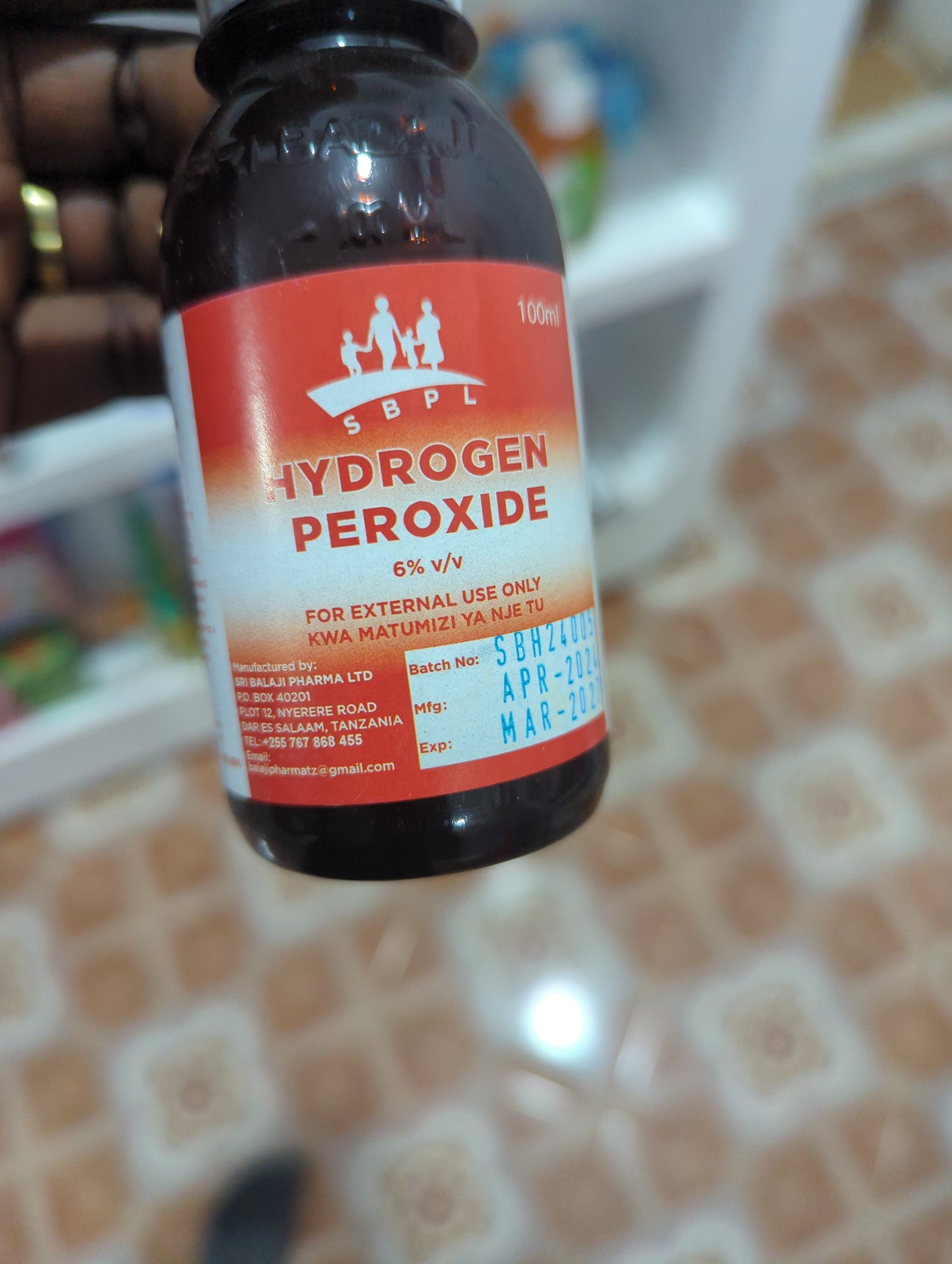 Hydrogen peroxide wound 100ml