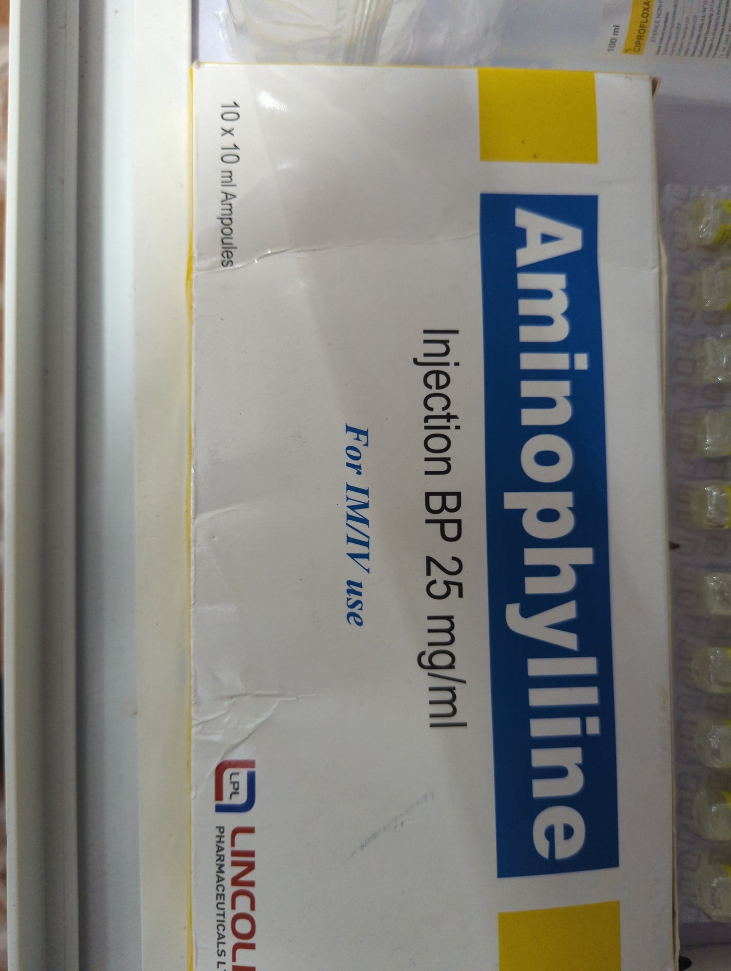 Aminophylline 25mg/ml