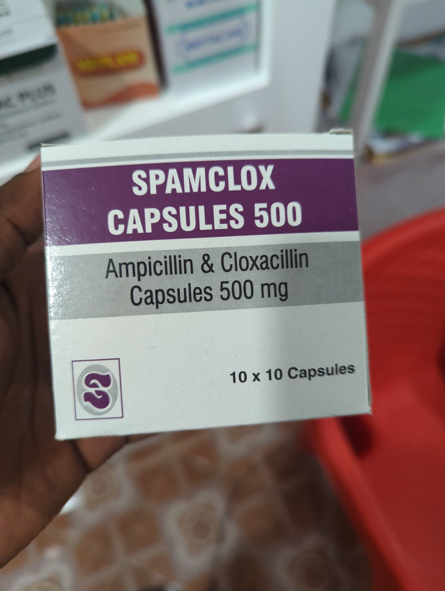 Ampicillin + Cloxacillin 250mg+250mg