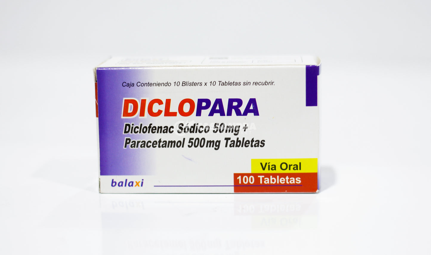 diclopar 500 mg/50 mg