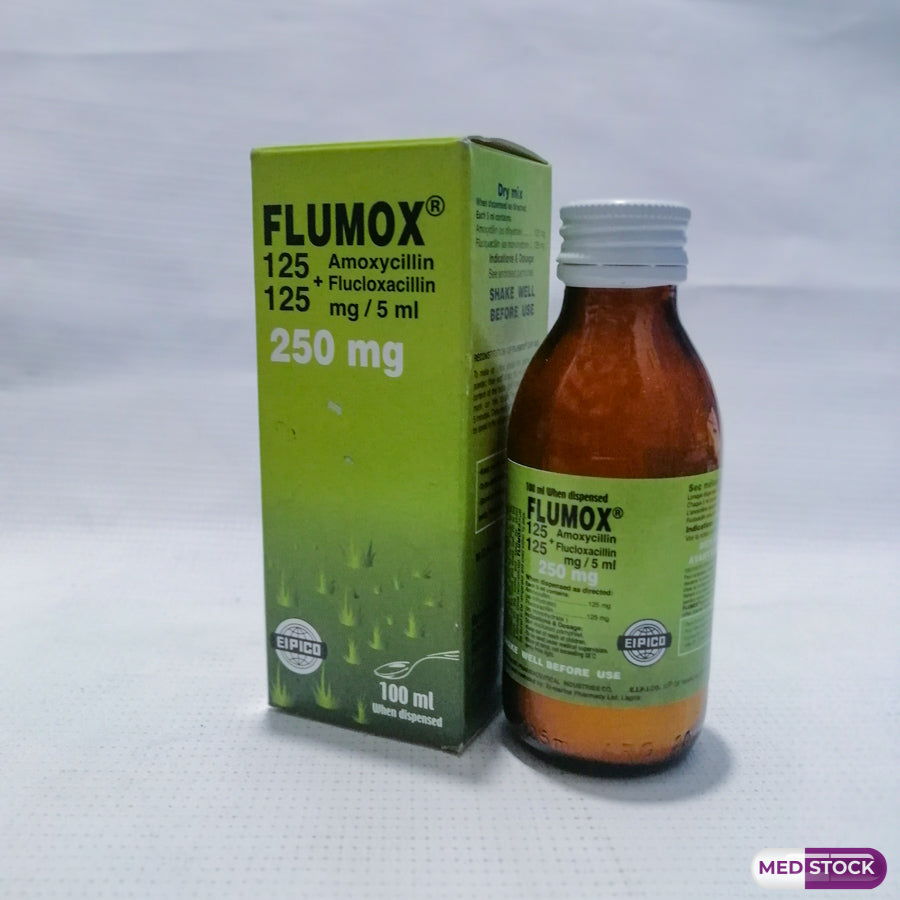 Flumox ( amoxycillin &flucoxacillin 250mg/5ml